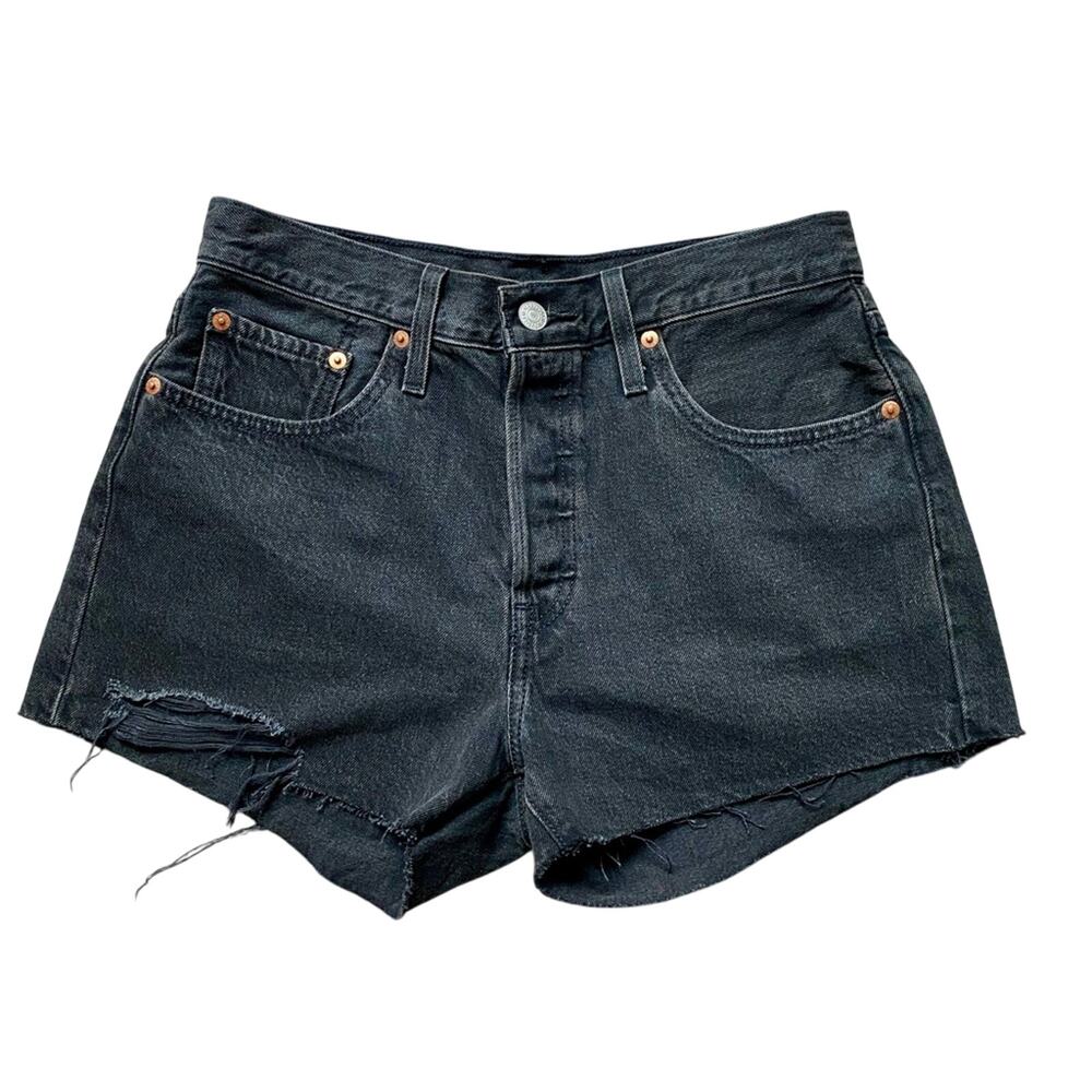 Levi's 501 Women's 100% Cotton Casual Summer Capsule Button fly Cut Off Shorts